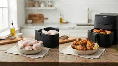 Cómo cocinar pollo congelado en freidora de aire en freidora de aire