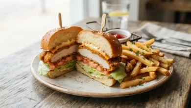 Receta de Sandwich de Pollo Rápido y Fácil