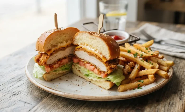 Receta de Sandwich de Pollo Rápido y Fácil